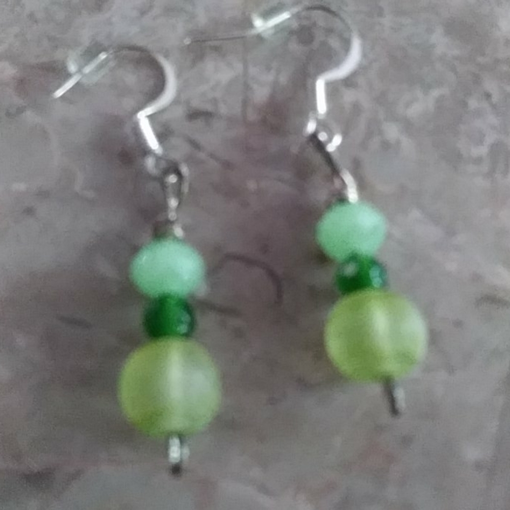 NWOT  Handmade earrings...3 Pairs 16.00...must buy 3 Pairs